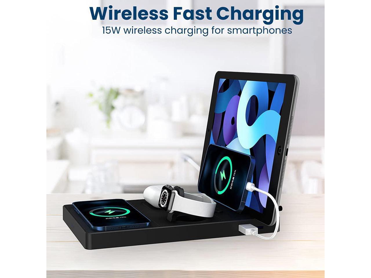 Techsmarter 5-in-1 Wireless Charging Station