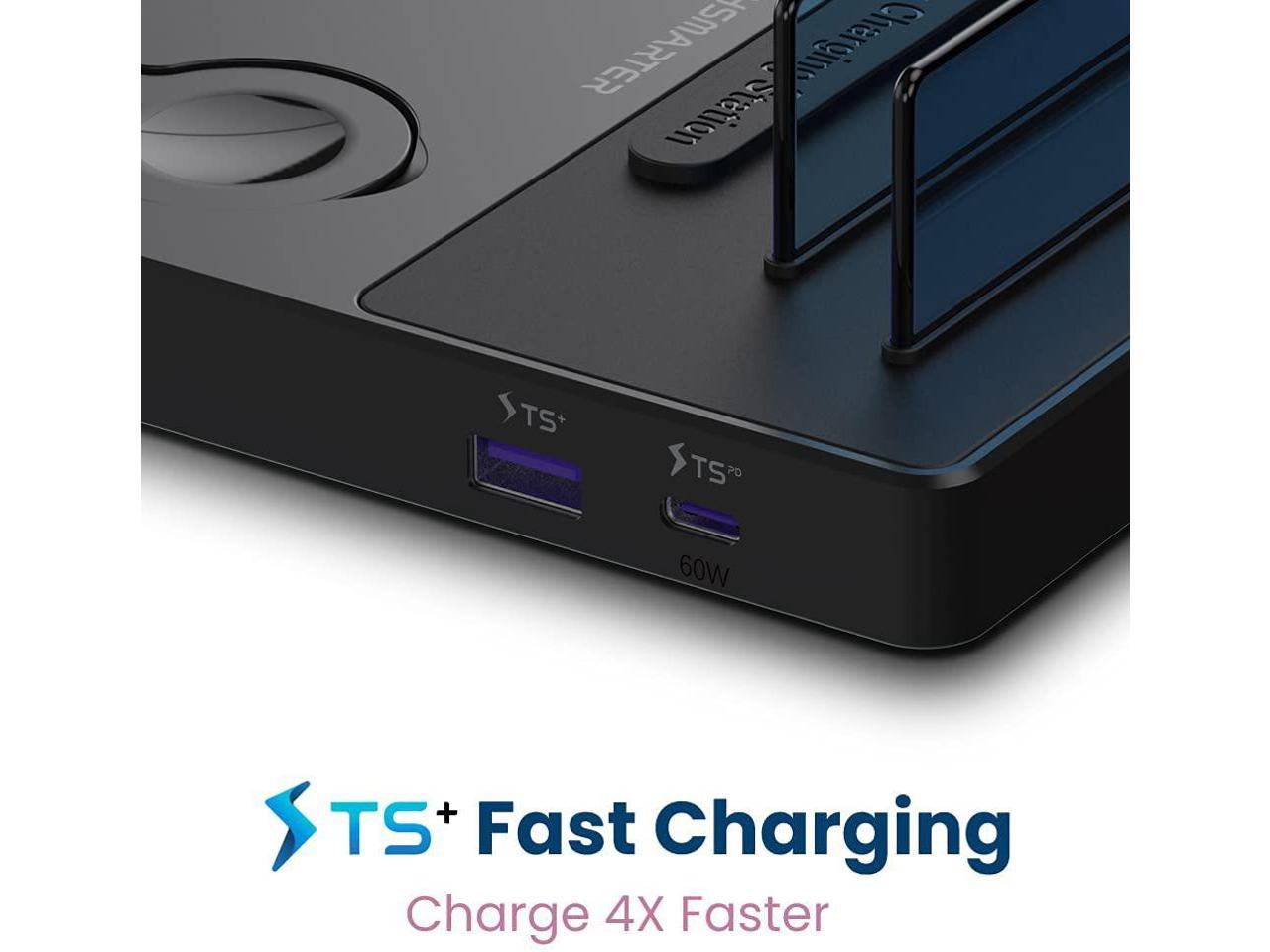 Techsmarter 5-in-1 Wireless Charging Station