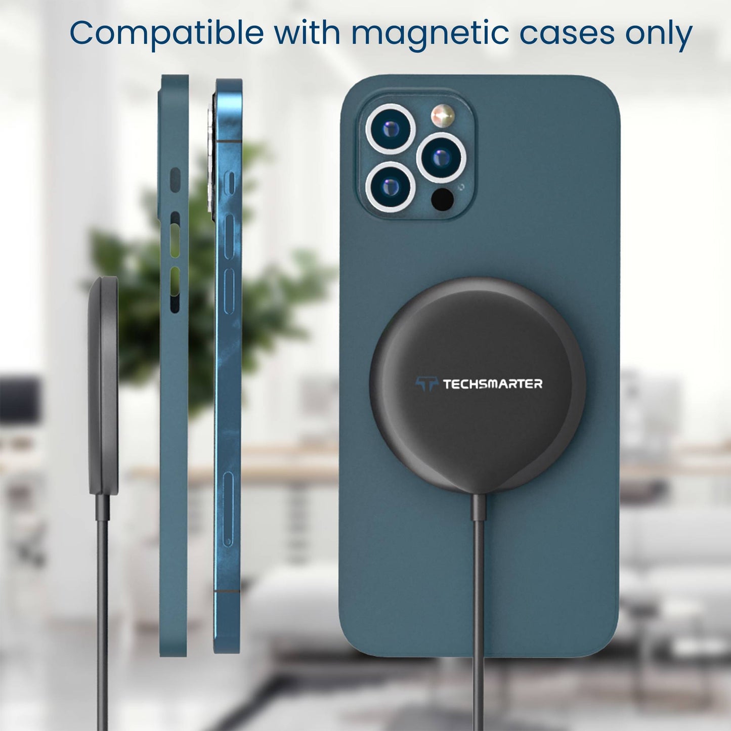 MagBoost Magnetic Wireless Charger - TechsmarterTechsmarter