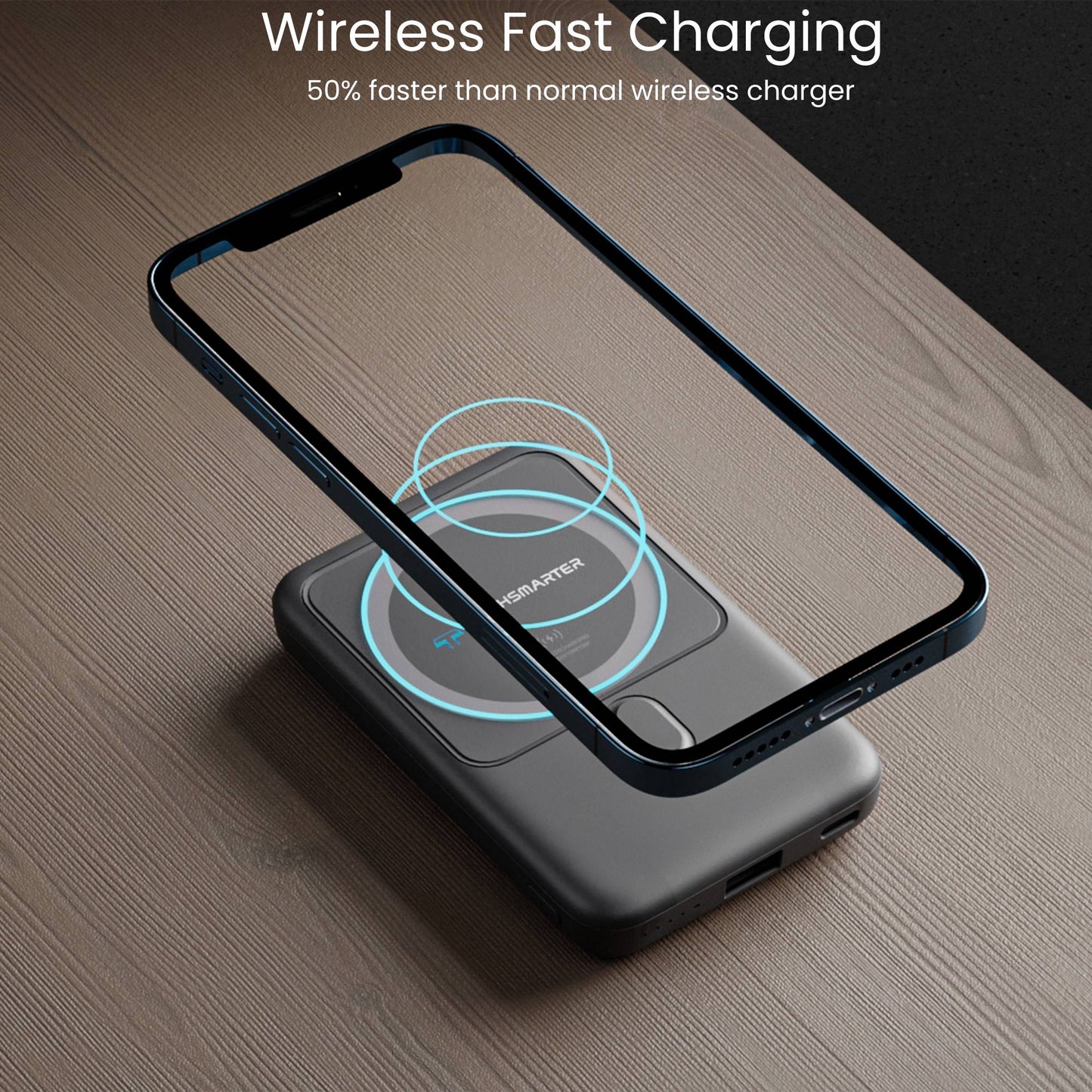 MagBoost Portable Charger 10K Kickstand - TechsmarterTechsmarter