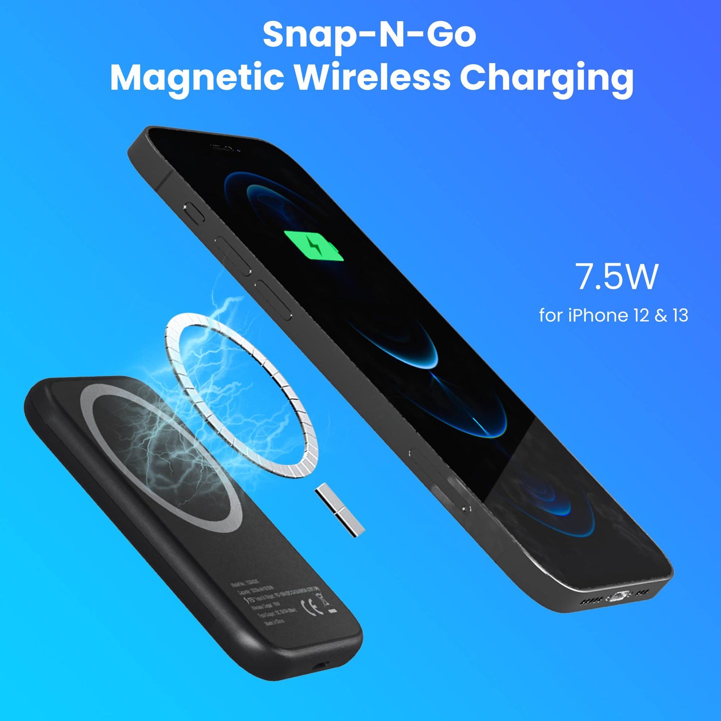 MagBoost Portable Charger 5K Ring - TechsmarterTechsmarter